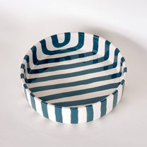 Magazin Minori - STRIPES Große Schale • Gentle Green - ROSA ECK
