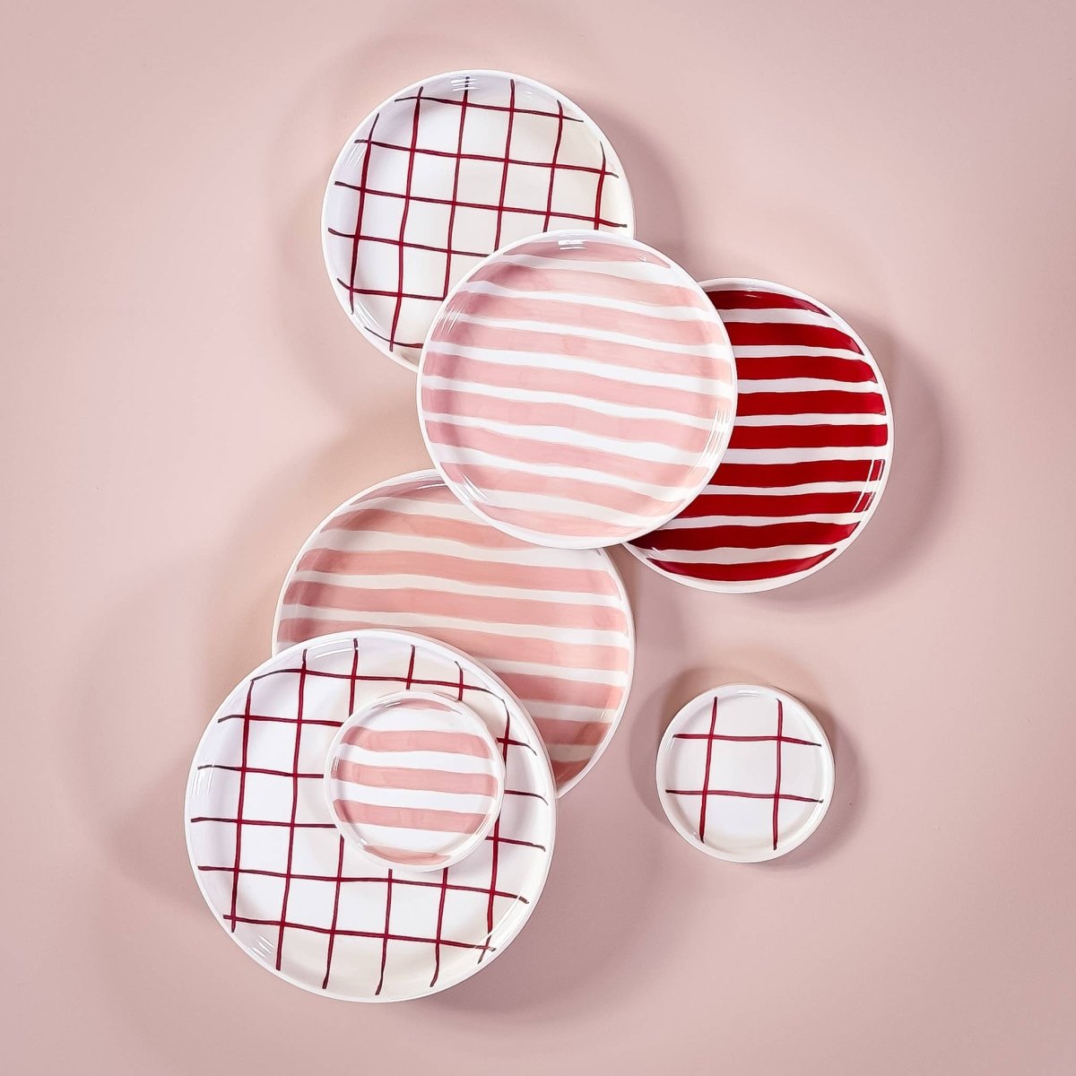 Magazin Minori - STRIPES Kleiner Teller • incanto rose - Teller - ROSA ECK Concept Store