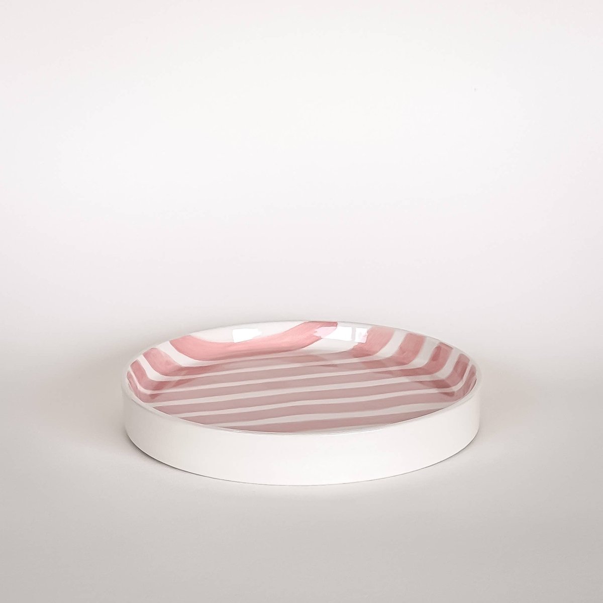 Magazin Minori - STRIPES Kleiner Teller • incanto rose - Teller - ROSA ECK Concept Store