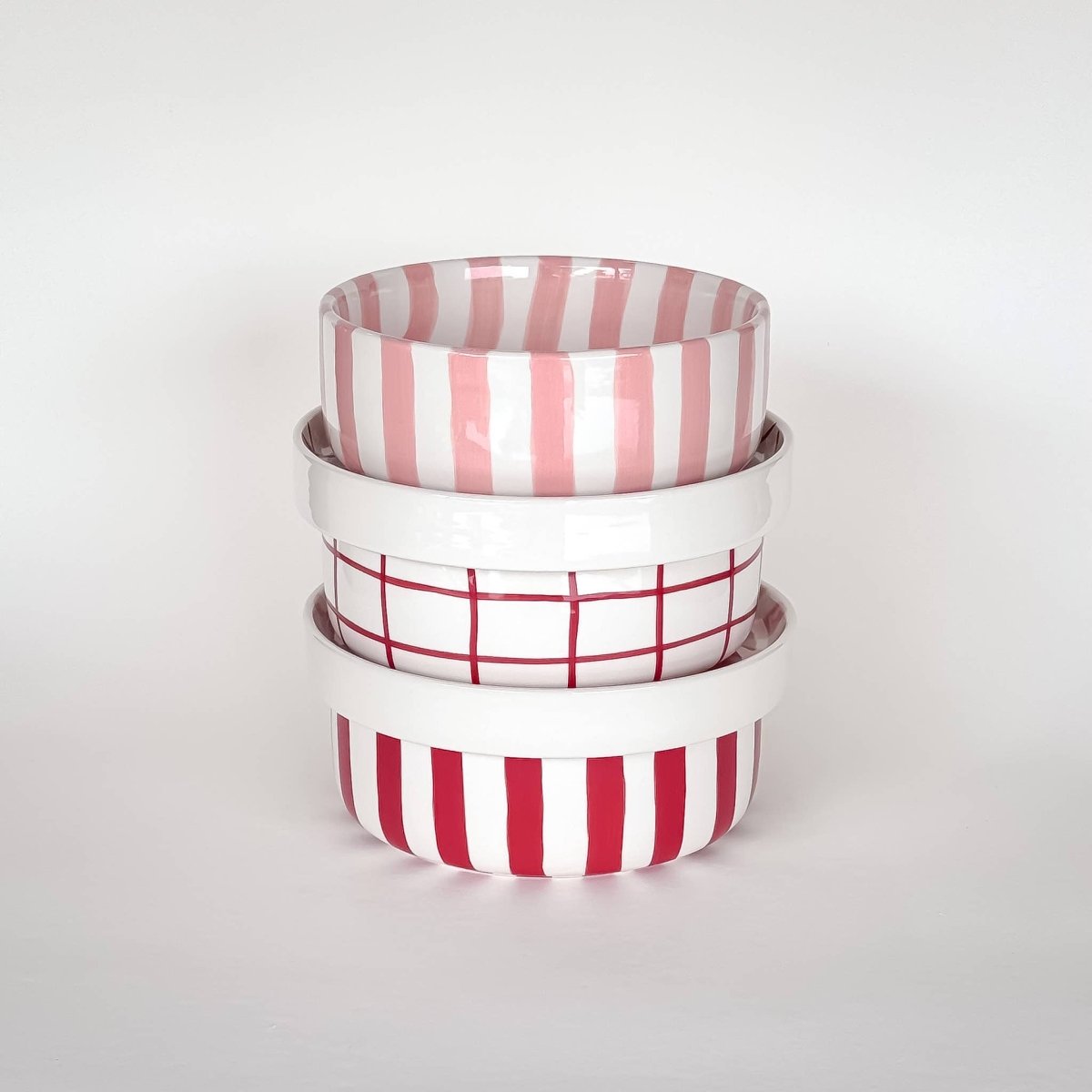 Magazin Minori - STRIPES Kleiner Teller • incanto rose - Teller - ROSA ECK Concept Store