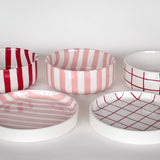 Magazin Minori - STRIPES Kleiner Teller • tramonto red - Teller - ROSA ECK Concept Store
