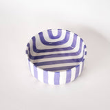 Magazin Minori - STRIPES Schale mit Streifen • Palazzo Purple - Schüssel - ROSA ECK