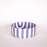 Magazin Minori - STRIPES Schale mit Streifen • Palazzo Purple - Schüssel - ROSA ECK