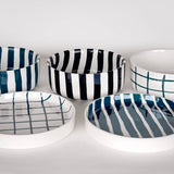 Magazin Minori - STRIPES Schale mit Streifen • vulcano black - Schüssel - ROSA ECK Concept Store