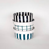 Magazin Minori - STRIPES Schale mit Streifen • vulcano black - Schüssel - ROSA ECK Concept Store