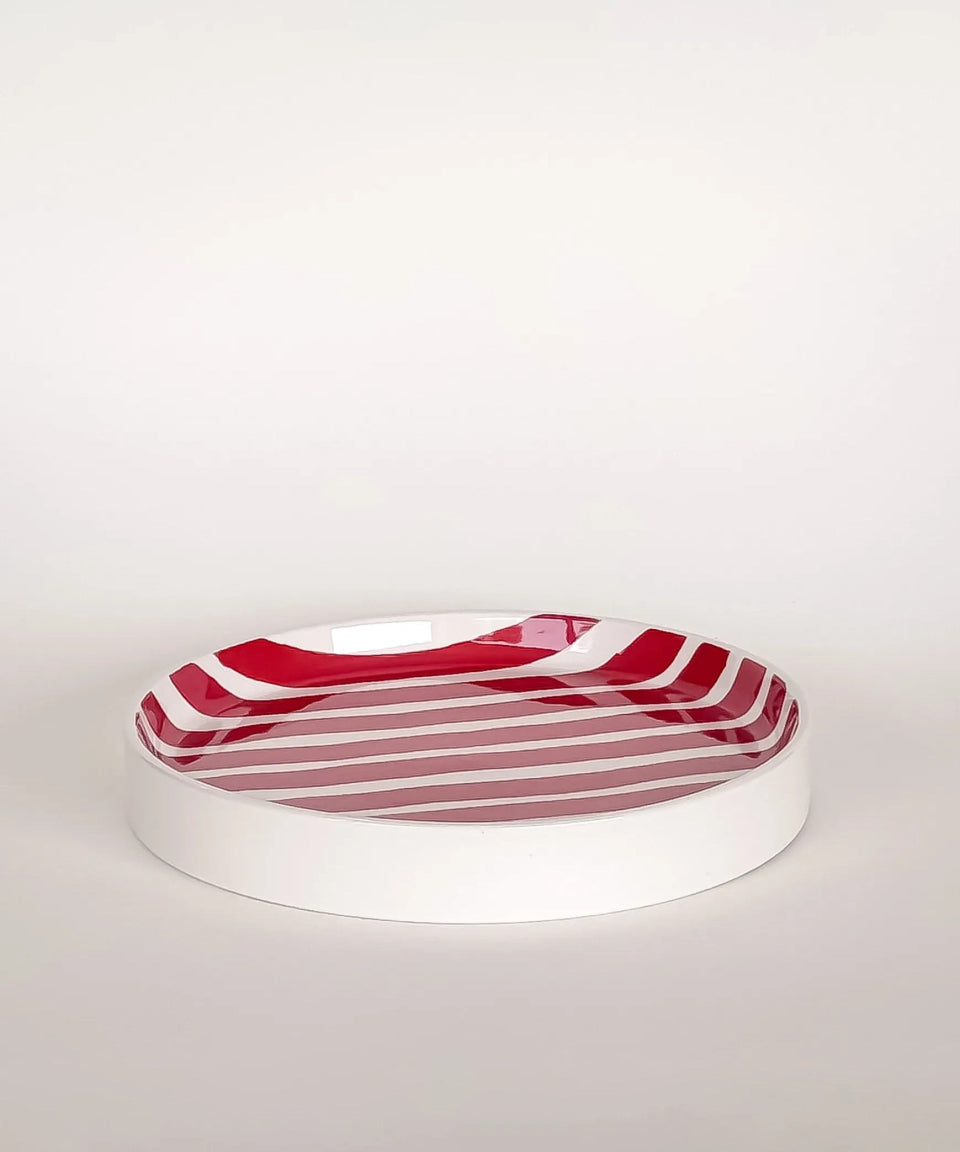 Magazin Minori - STRIPES Teller • tramonto red - Teller - ROSA ECK Concept Store