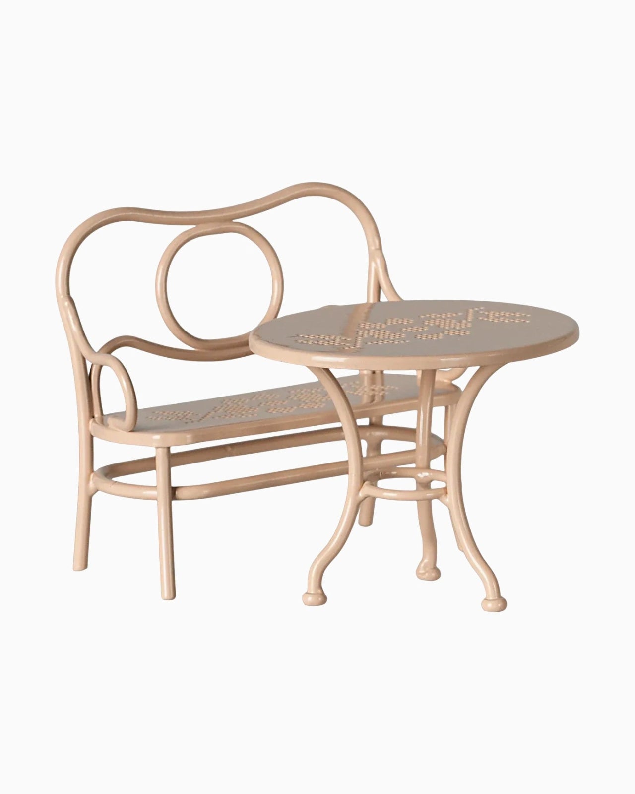Maileg - Café - Set für Maileg - Maus • Blassrosa - ROSA ECK
