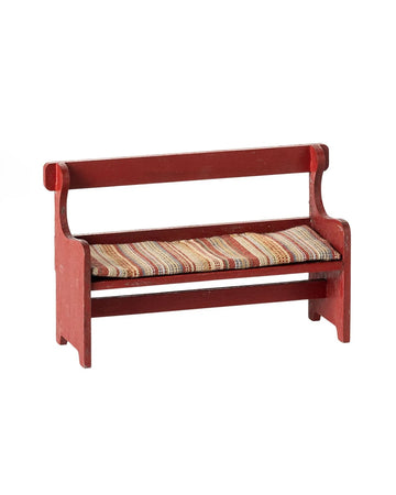 Maileg - Holzbank für Maileg - Mäusehaus • Rot - Spielzeug - ROSA ECK