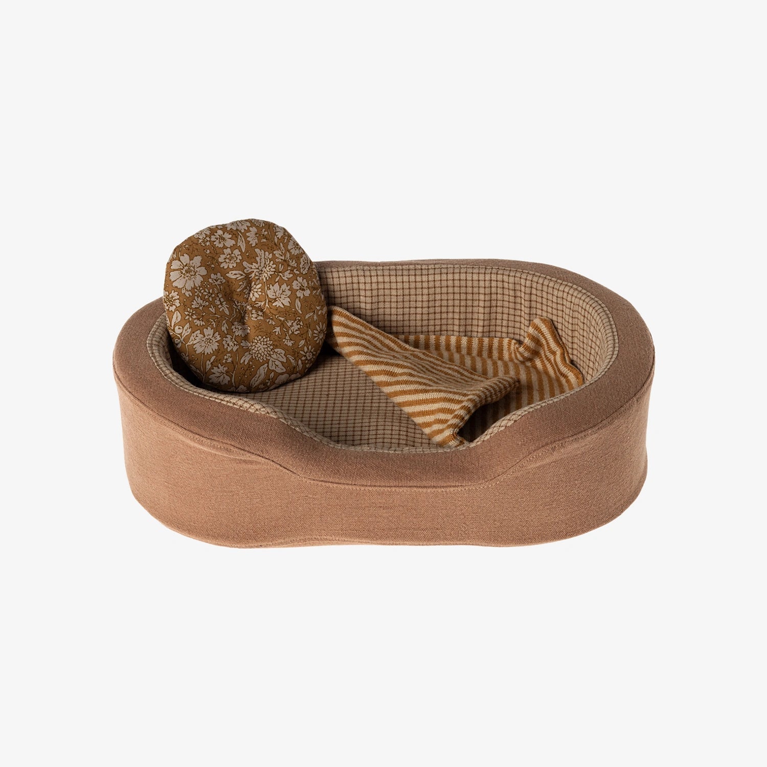 Maileg - Kuschelkorb für Kuscheltiere (Small) • Braun - ROSA ECK