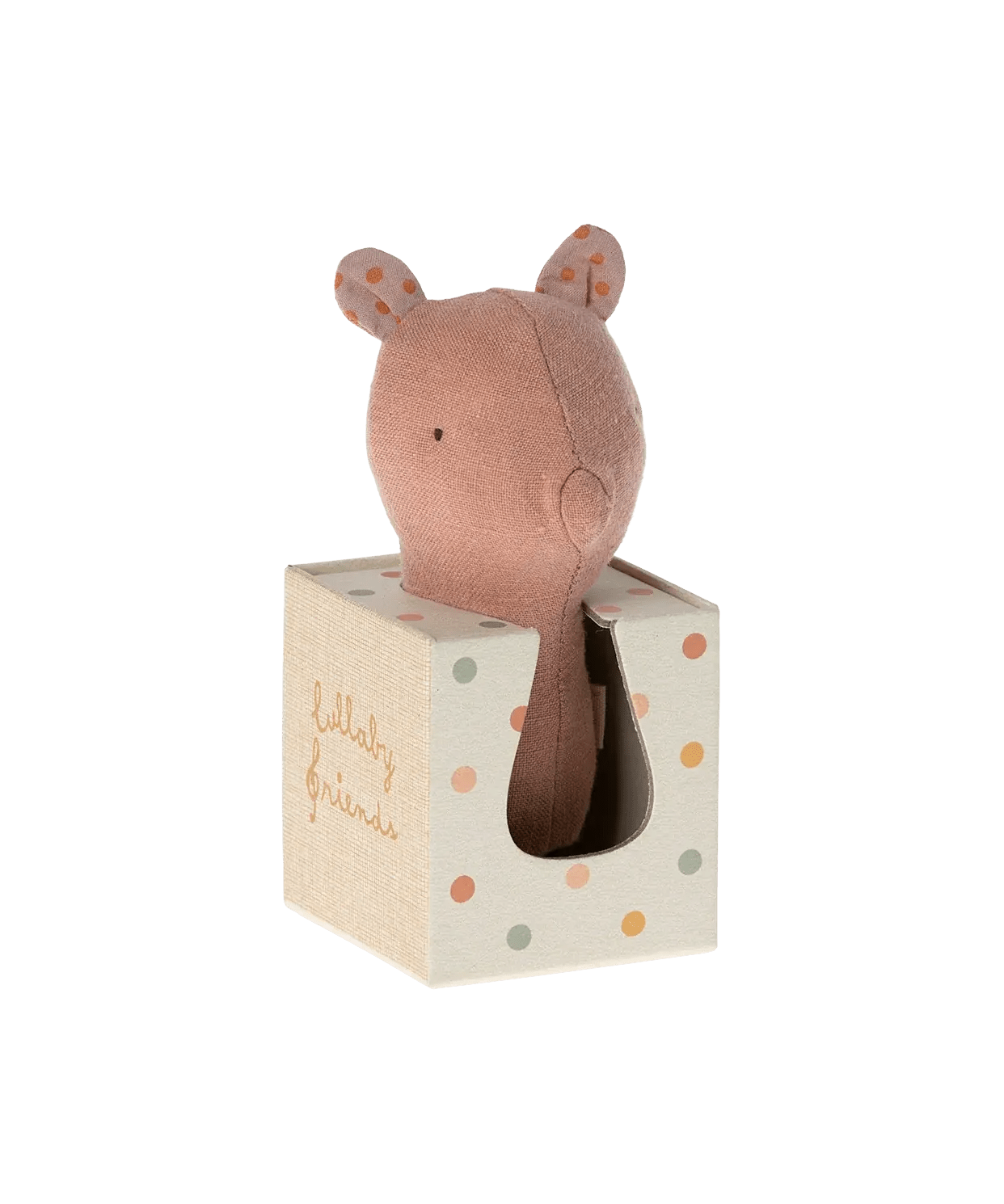 Maileg - LULLABY FRIENDS Rassel | Schwein - Babyspielzeug - ROSA ECK Concept Store