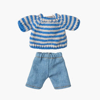 Maileg - Strickpullover und Hose (Großer Bruder Maus) für Puppenhaus - Spielzeug - ROSA ECK Concept Store