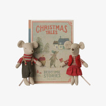 Maileg - Weihnachts-Zwillingsmäuse im Buch – Kleine Schwester und Kleiner Bruder - ROSA ECK