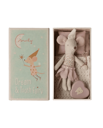 Maileg - Zahnfeenmaus - Kleine Schwester in Streichholzschachtel - Spielzeug - ROSA ECK Concept Store