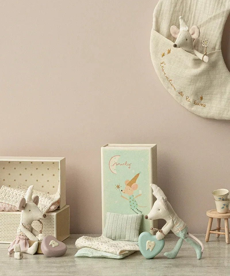 Maileg - Zahnfeenmaus - Kleine Schwester in Streichholzschachtel - Spielzeug - ROSA ECK Concept Store