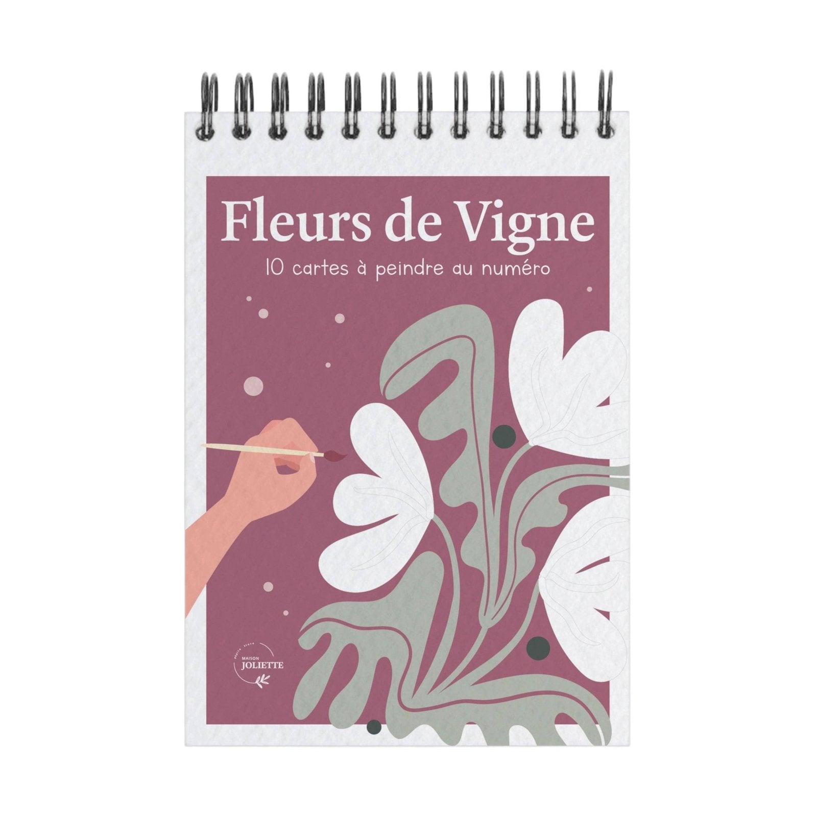 Maison Joliette - Malen nach Zahlen Set • Vine Flowers - ROSA ECK