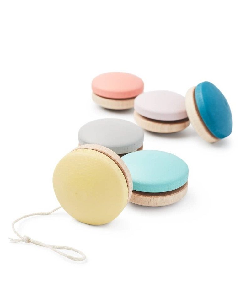 Me&mine - YOYO Kinderspielzeug aus Holz Minze - ROSA ECK - Blau, Holz, Kinder