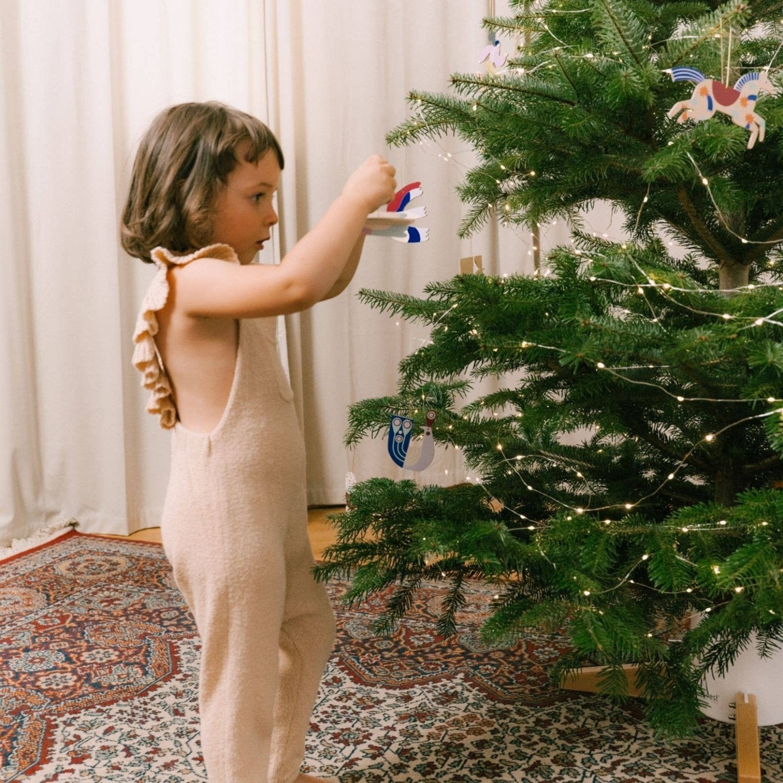 milin - Weihnachtsanhänger aus Holz • Skater - ROSA ECK