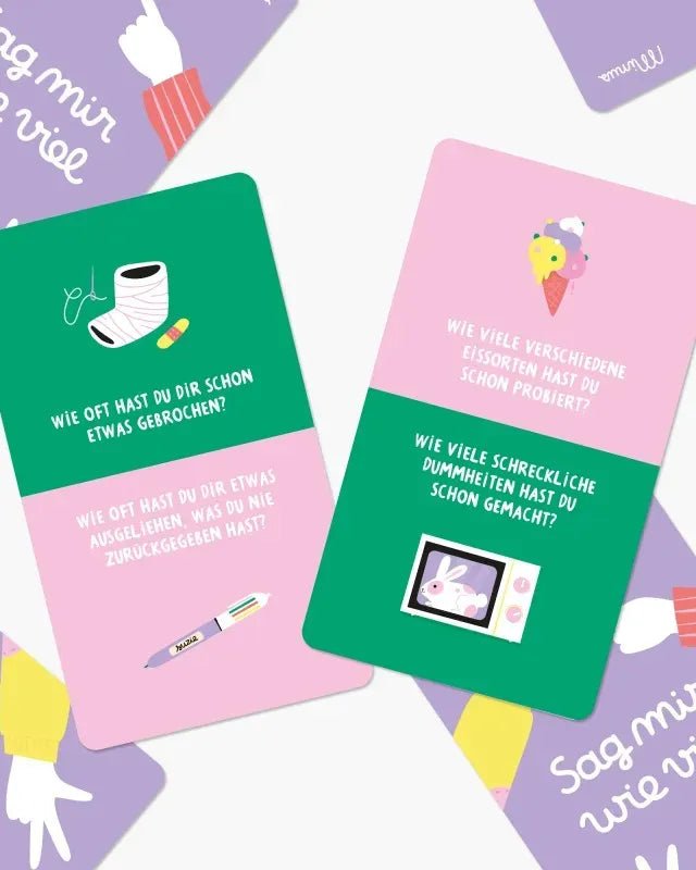 Minus éditions - SAG MIR WIE VIEL Fragespiel - Fragespiel - ROSA ECK Concept Store