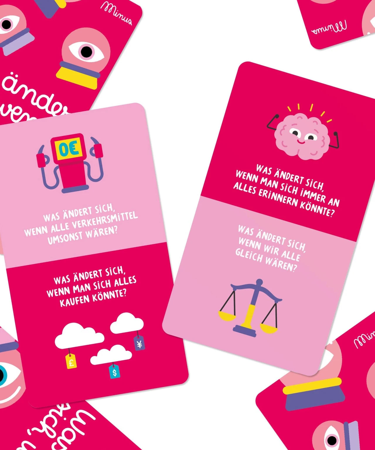 Minus éditions - WAS ÄNDERT SICH, WENN … Fragespiel - ROSA ECK