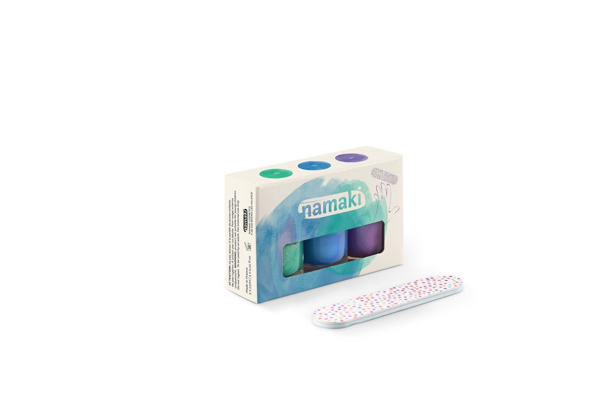 Namaki Cosmetics - Nagellack - Set (3 - teilig) • Caribes (C.2) - ROSA ECK