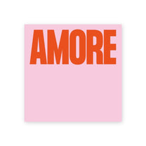 Navucko - AMORE Haftnotizen | Rosa/Rot - Notizblock - ROSA ECK - , ,