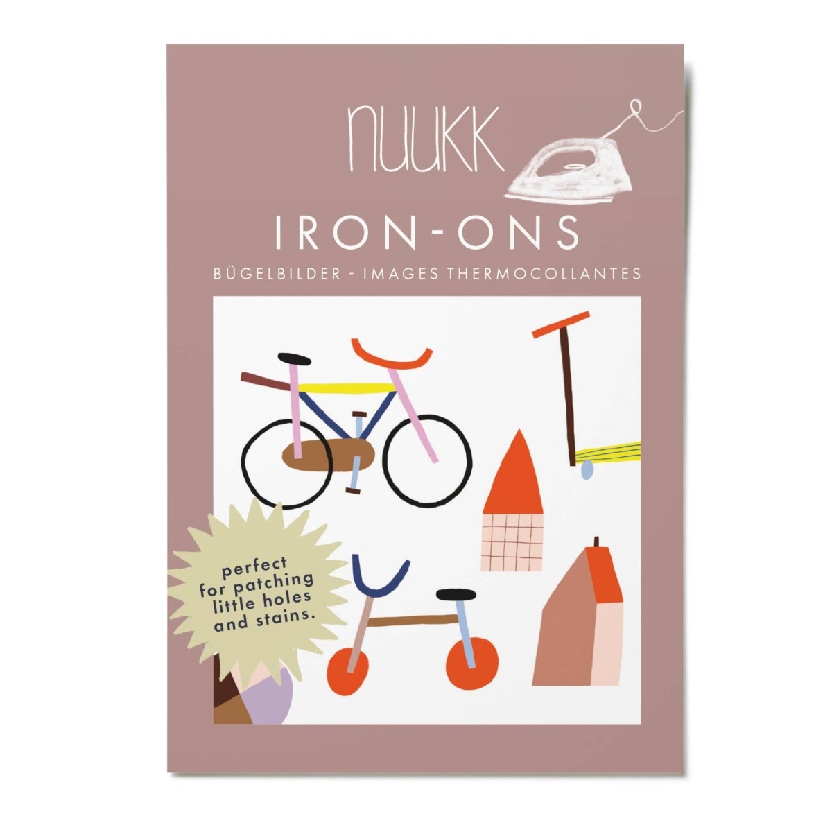 nuukk - FAHRRAD Bügelbilder - ROSA ECK - , ,