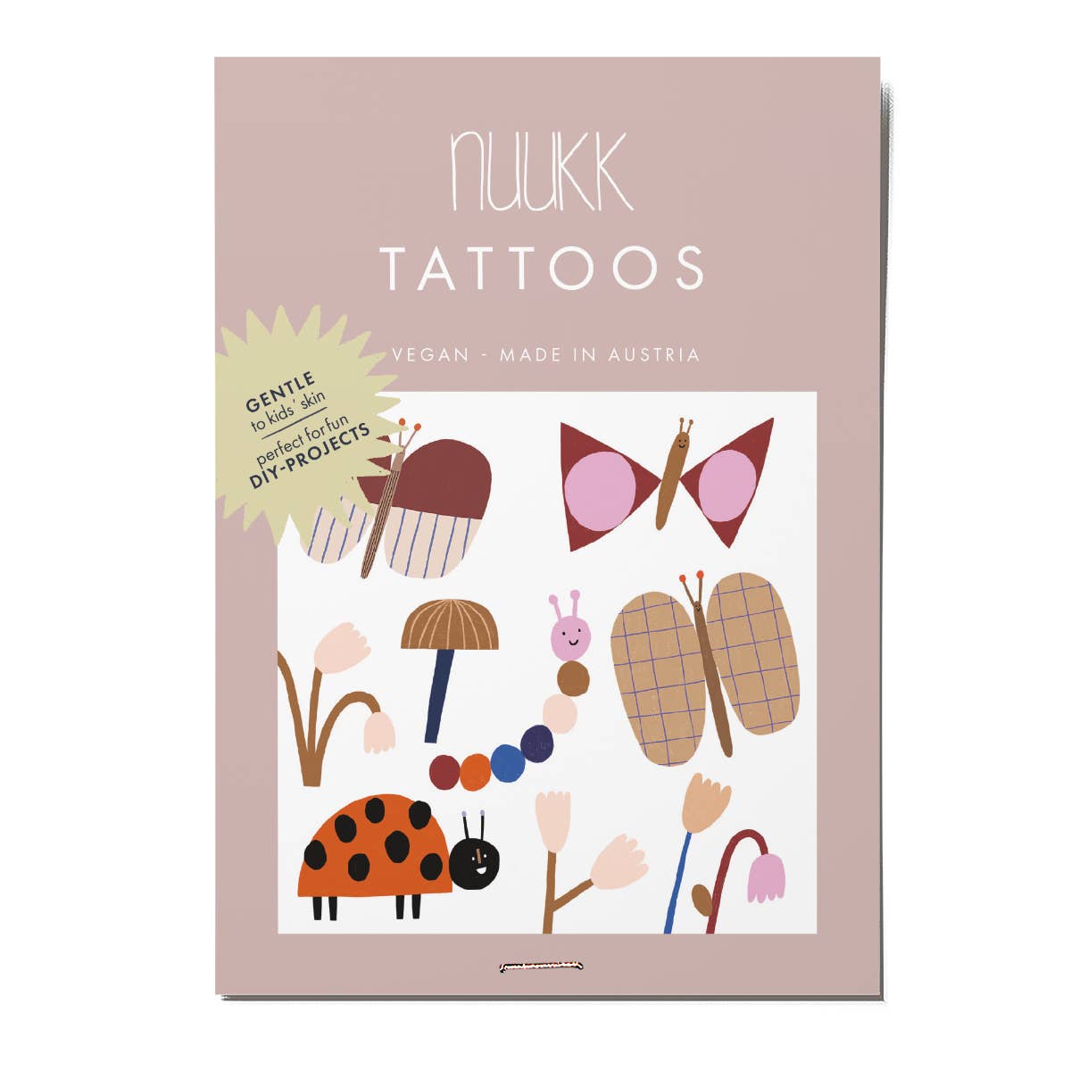 nuukk - MARIENKÄFER Kindertattoos - ROSA ECK - 1.18, ,