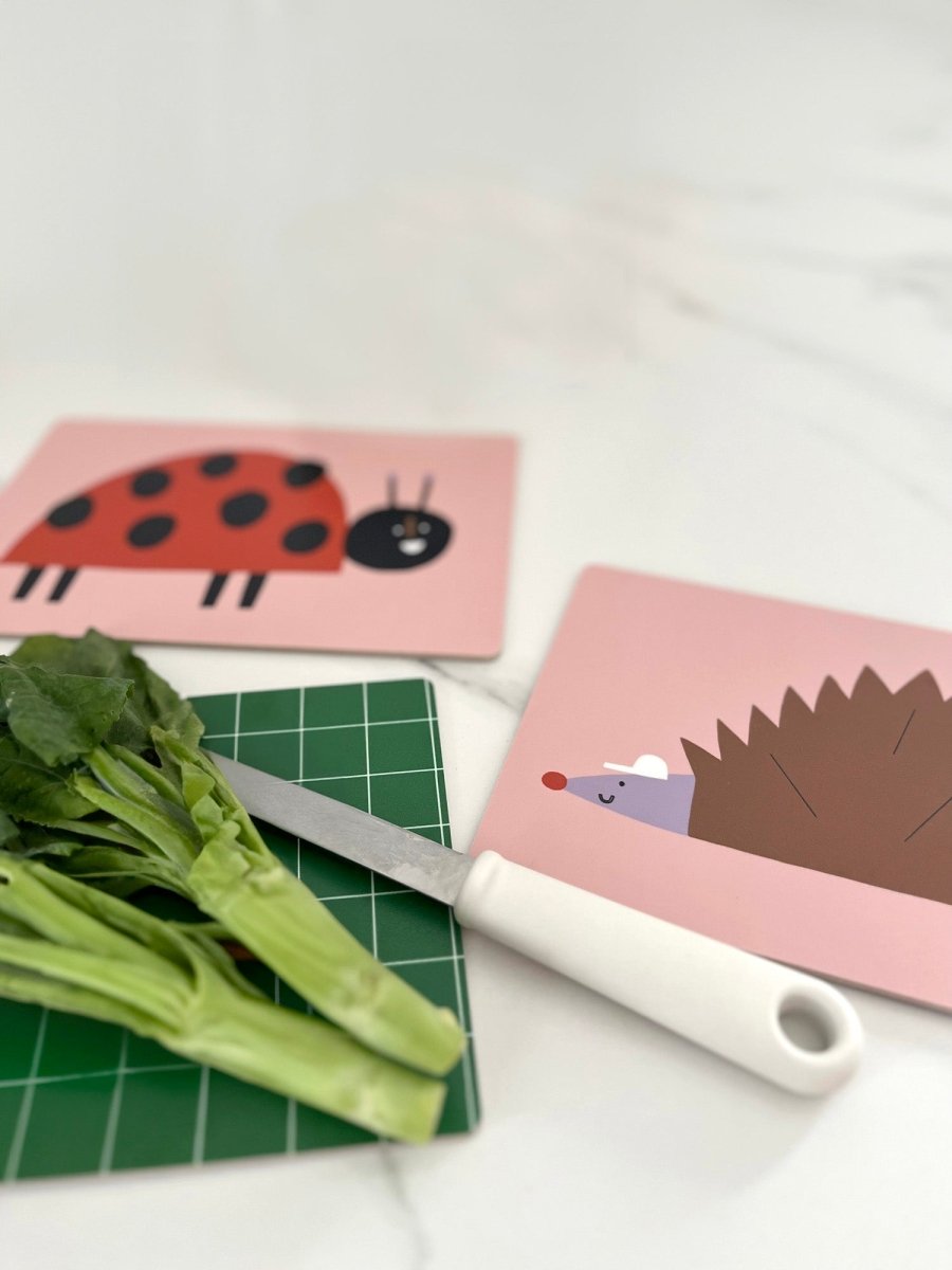 nuukk - IGEL Frühstücksbrettchen - ROSA ECK - Anna Katharina Jansen, Brett, Rosa