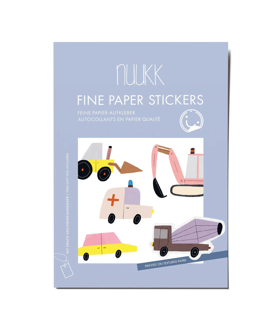 nuukk - Stickerbogen • Autos - Sticker - ROSA ECK Concept Store