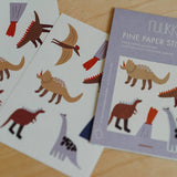 nuukk - Stickerbogen • Dinosaurs (3 Bögen) - ROSA ECK