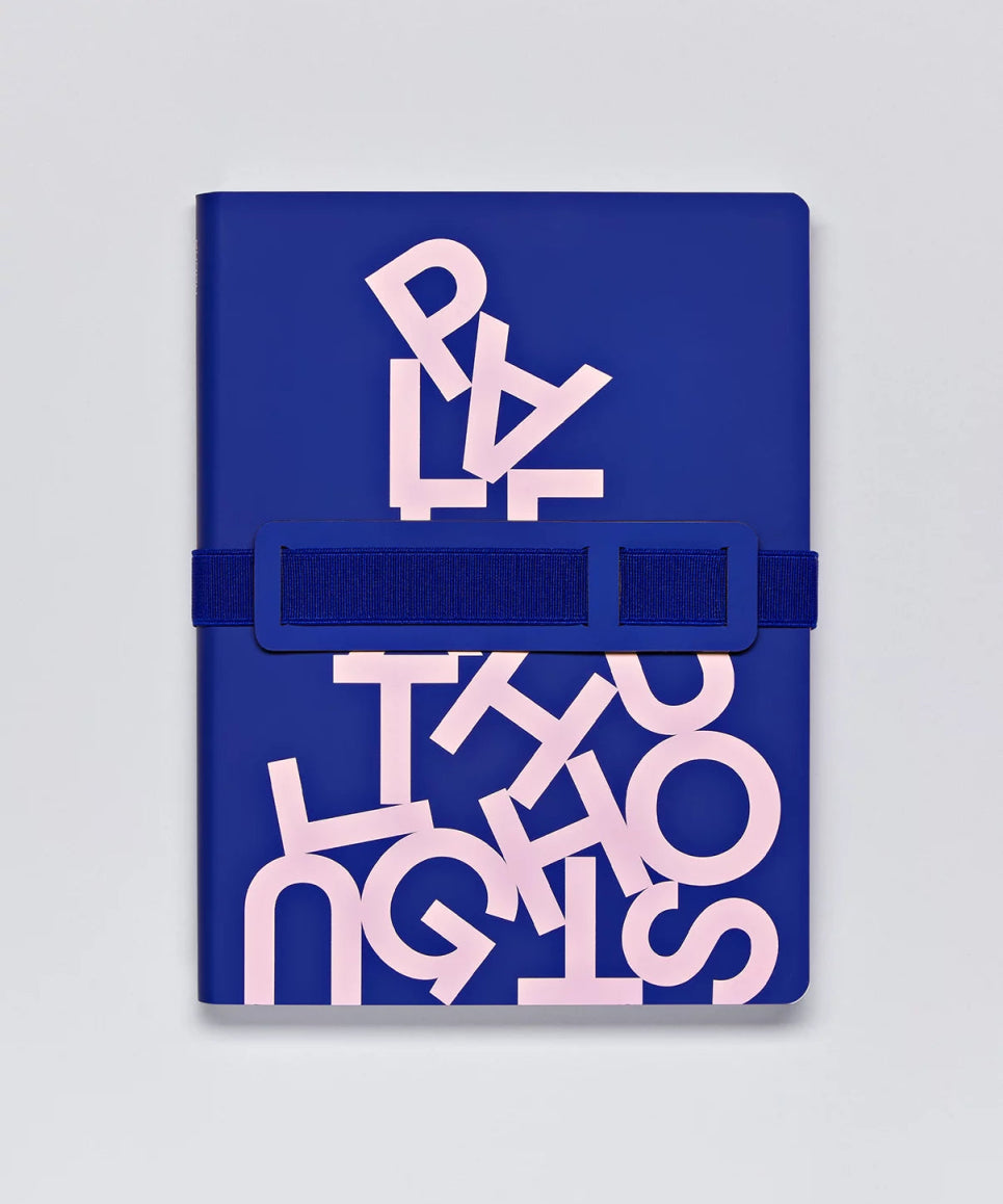 nuuna - ANTI HANDBAG Textilband für Bücher (A5+) Blau - Notizbuch - ROSA ECK Concept Store