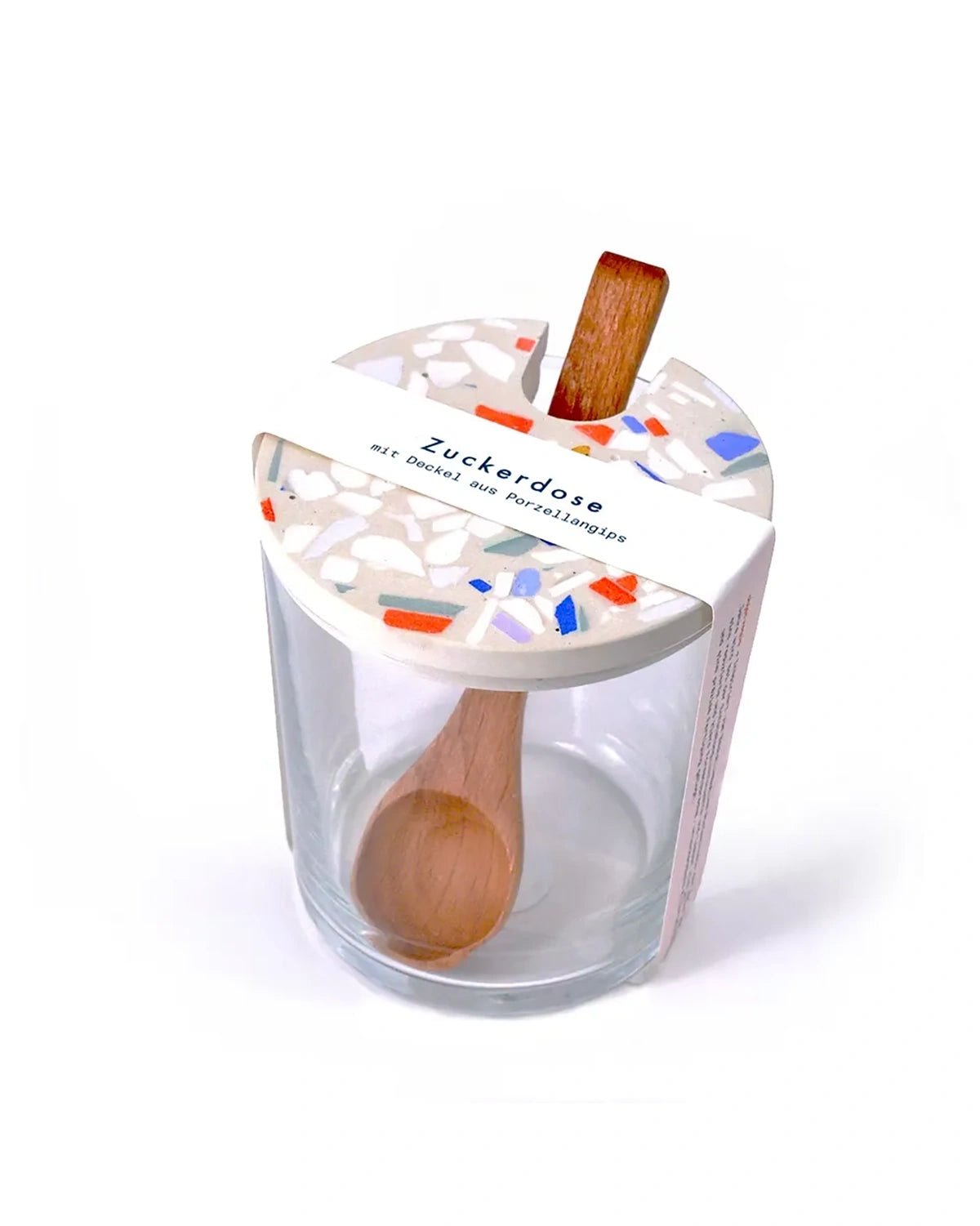 objet vague - BOLD Terrazzo Zuckerdose (366 ml) • Sand - ROSA ECK