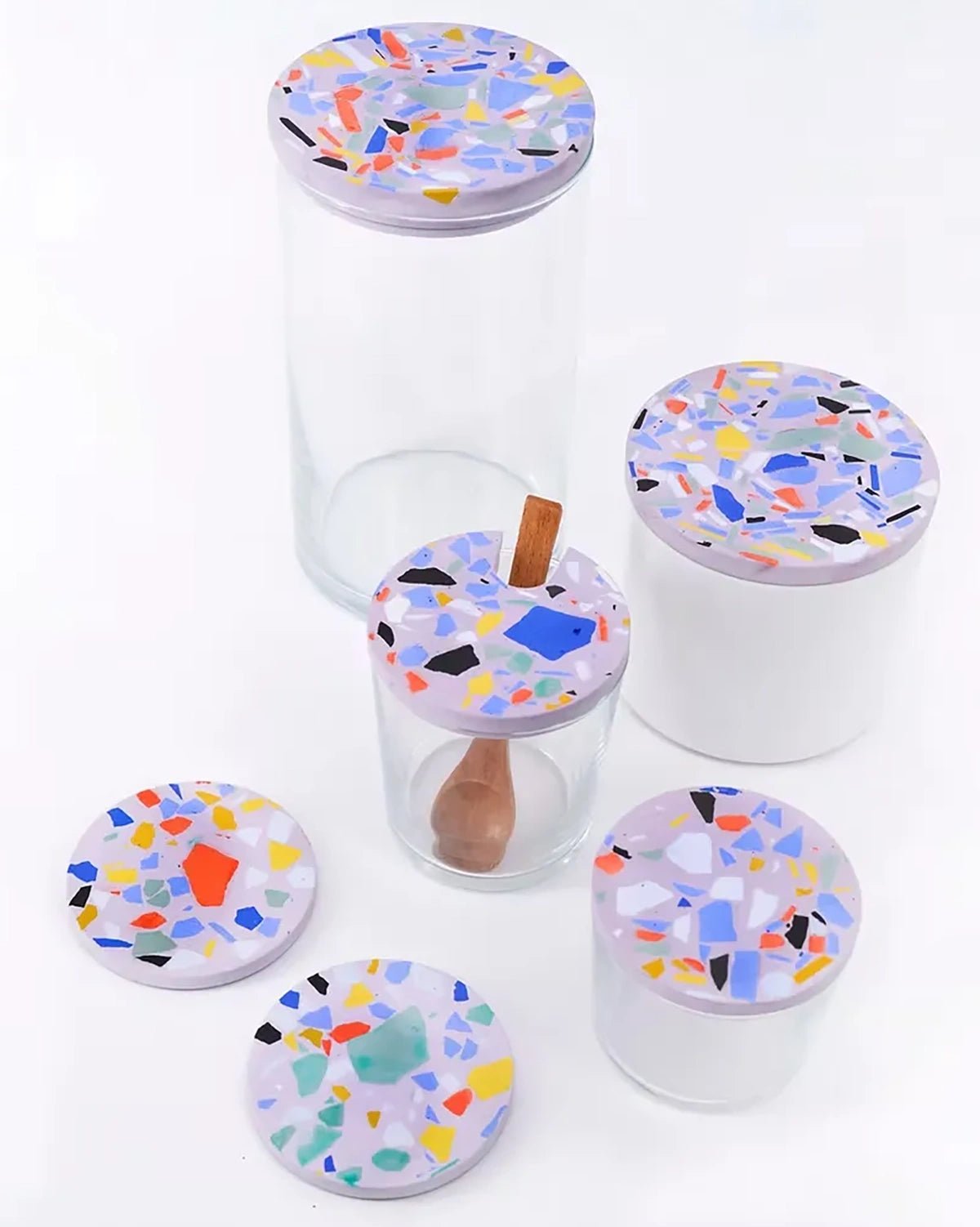 objet vague - BOLD Terrazzo Zuckerdose (366 ml) • Sand - ROSA ECK