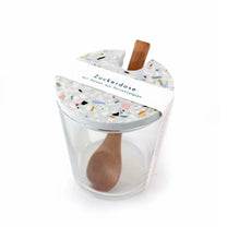 objet vague - Terrazzo Zuckerdose • Grau - Dose - ROSA ECK Concept Store