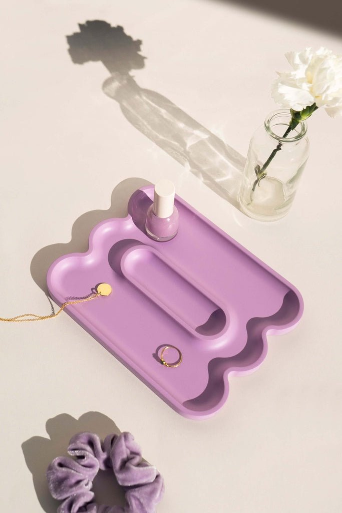 Octaevo - TEMPLO WAVE Tablett | Lilac - ROSA ECK - Lila, ,