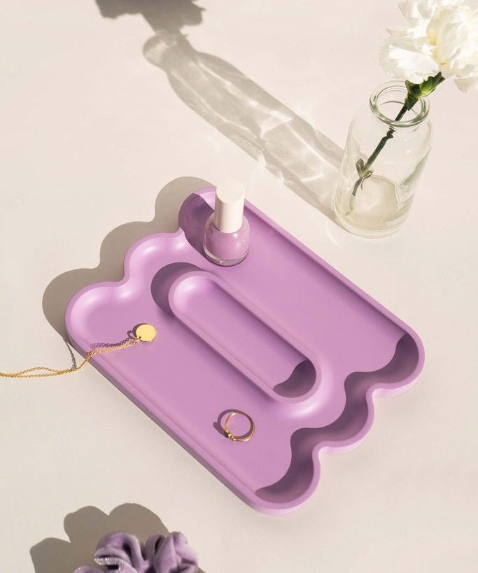 Octaevo - TEMPLO WAVE Tablett | Lilac - ROSA ECK - Lila, ,