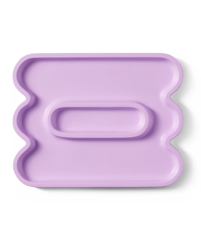 Octaevo - TEMPLO WAVE Tablett | Lilac - ROSA ECK - Lila, ,