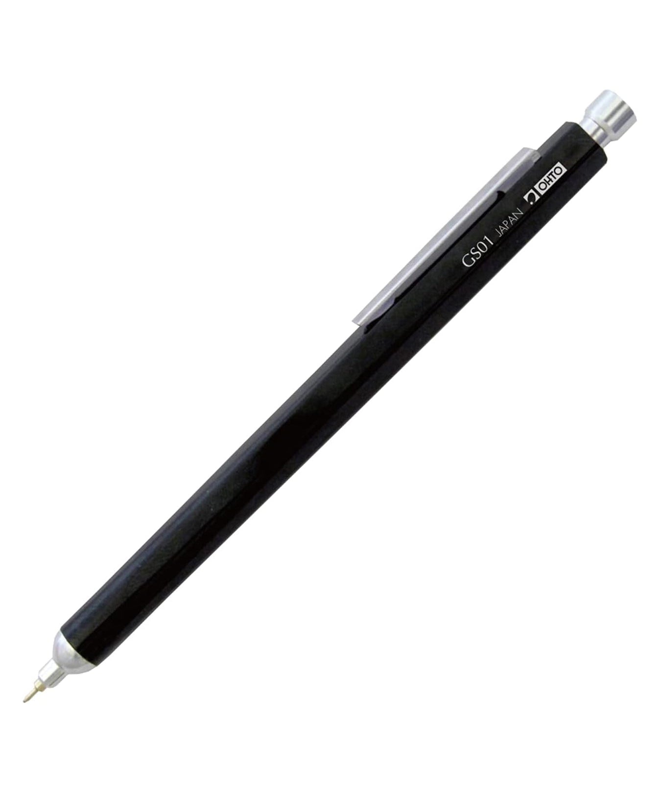 OHTO - GS01 Kugelschreiber zum Nachfüllen | Schwarz - ROSA ECK - Stift, ,