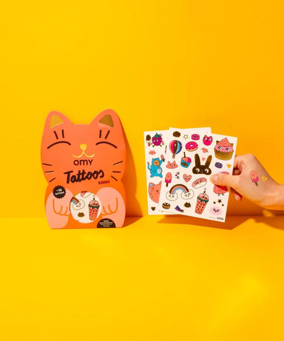 OMY - Kinder - Tattoos • Kawaii - Kindertattoos - ROSA ECK Concept Store