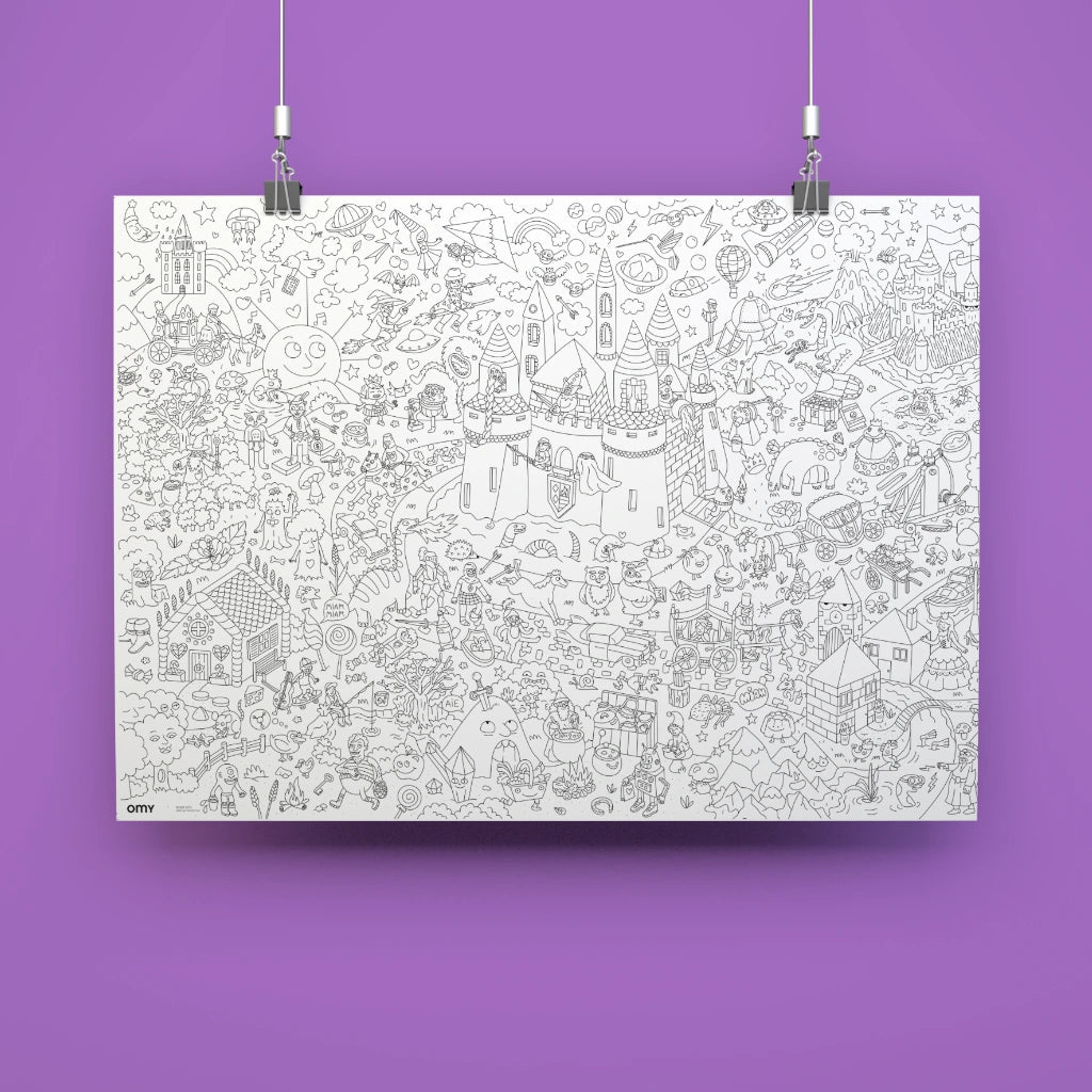 OMY - Riesenposter • Magic - ROSA ECK