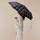 Original Duckhead - Regenschirm mit Entenkopf • Black Grid - ROSA ECK