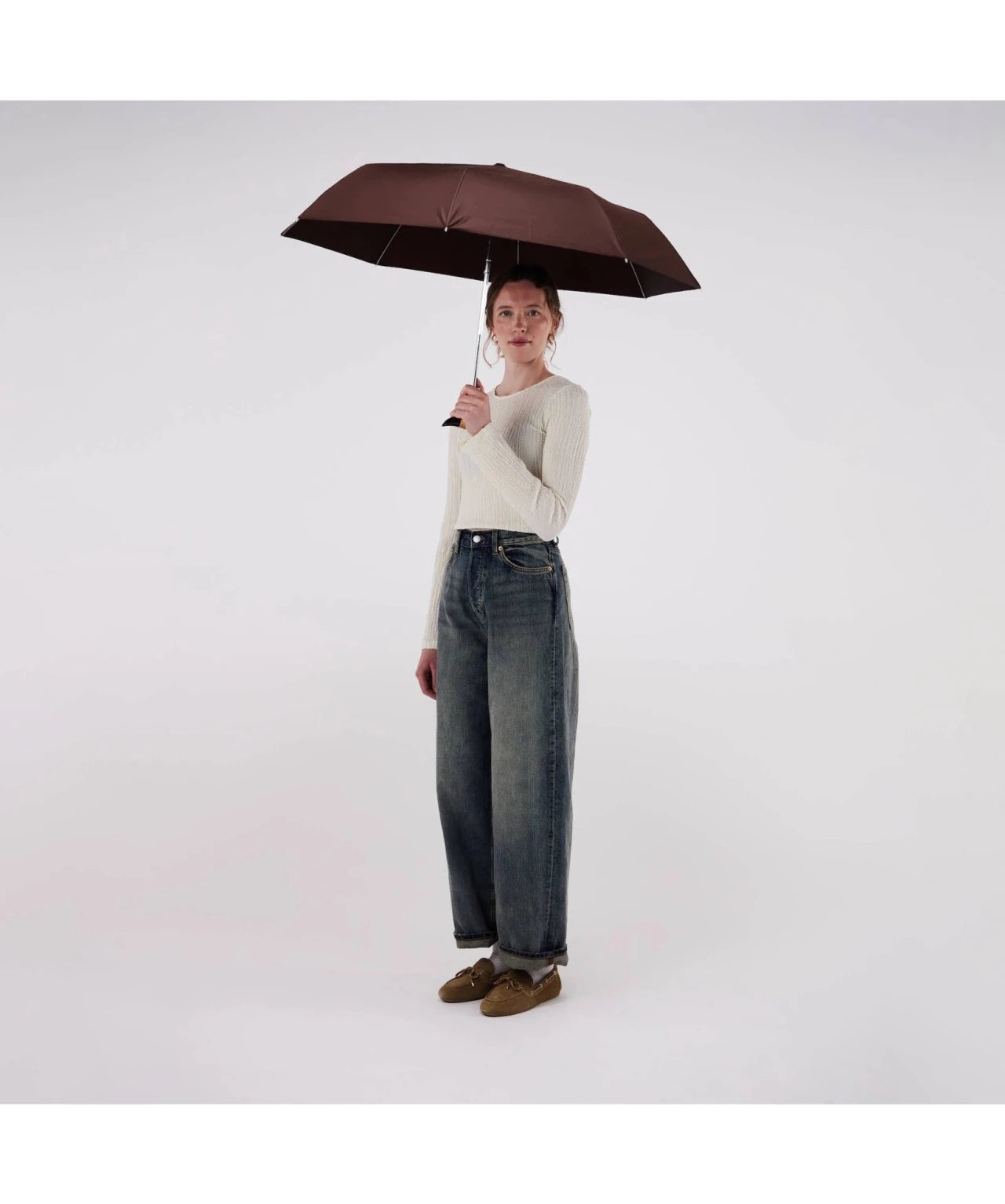 Original Duckhead - Regenschirm mit Entenkopf • Espresso Brown - ROSA ECK