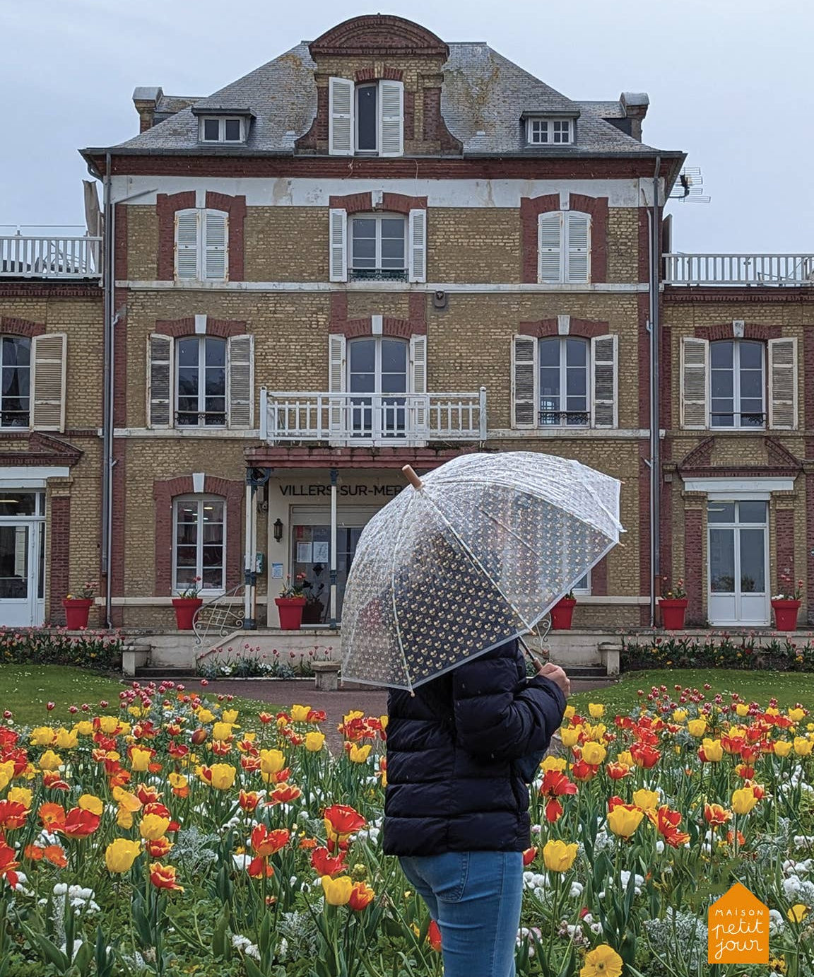 Petit Jour Paris - Kinder-Regenschirm • Blümchen - ROSA ECK