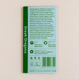Piccolo Seeds - OREGANO Greek Saatgut für Oregano - Saatgut - ROSA ECK Concept Store