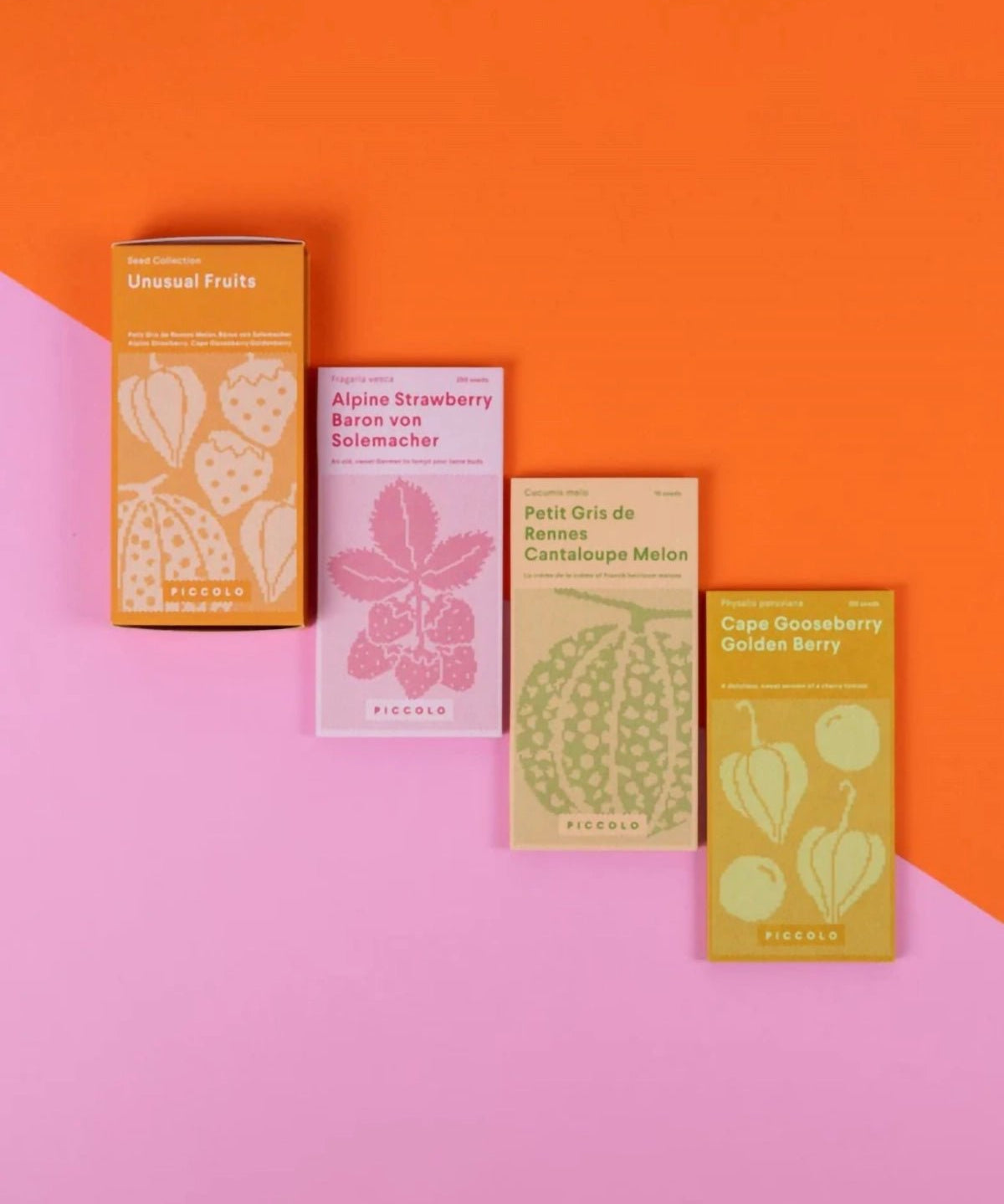 Piccolo Seeds - UNUSUAL FRUITS Saatgut - Set für Früchte - Saatgut - ROSA ECK Concept Store