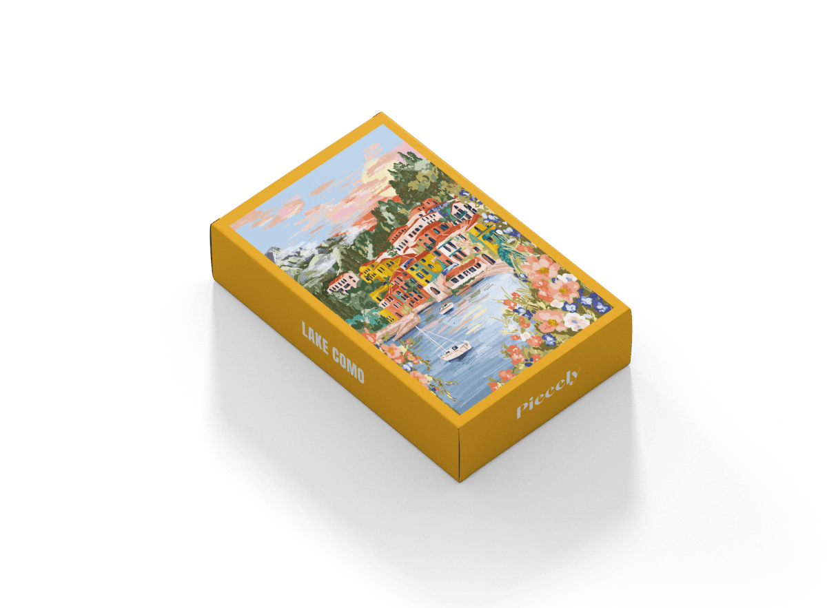 Piecely Puzzles - LAKE COMO Mini - Puzzle - ROSA ECK - , ,