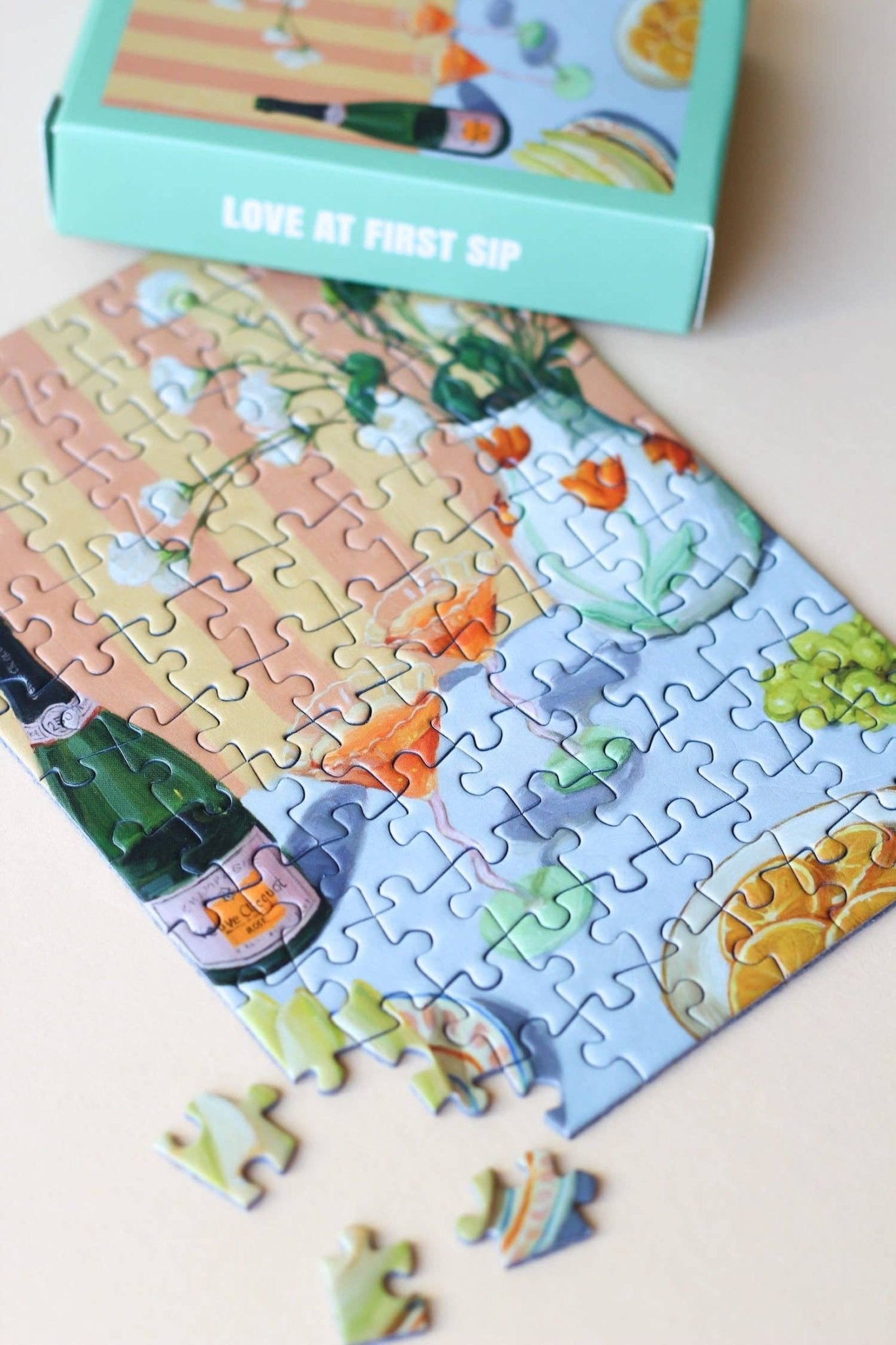 Piecely Puzzles - LOVE AT FIRST SIP Mini - Puzzle - ROSA ECK