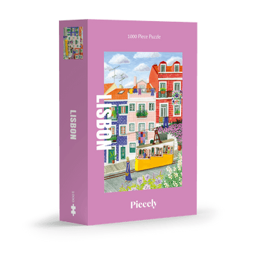 Piecely Puzzles - Puzzle (1000 Teile) • Lisbon - ROSA ECK