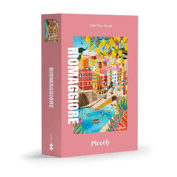 Piecely Puzzles - Puzzle (1000 Teile) • Riomaggiore - ROSA ECK