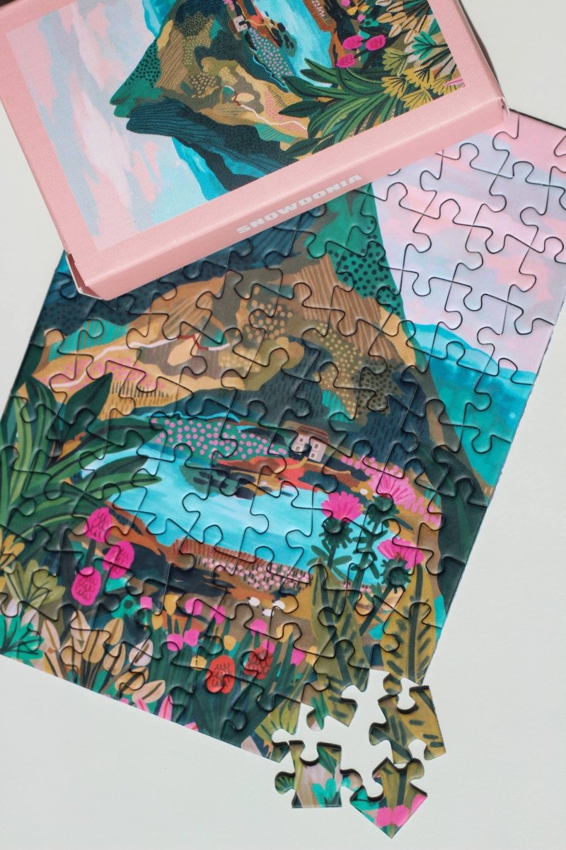 Piecely Puzzles - SNOWDONIA Mini - Puzzle - ROSA ECK - , ,